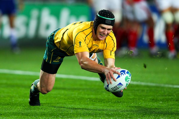 Berrick Barnes Australia v Wales World Cup 2011