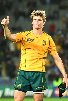 Berrick Barnes Australia v Wales World Cup 2011