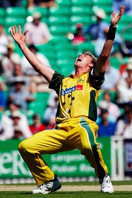 Brett Lee celebrates 