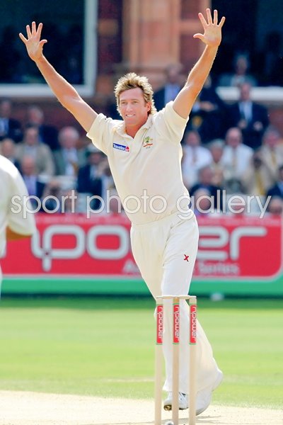 Glenn McGrath celebrates 500th wicket