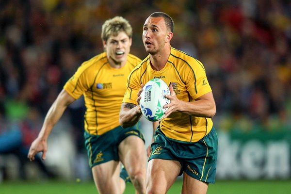 Quade Cooper Australia v Wales World Cup 2011