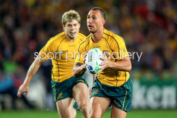 Quade Cooper Australia v Wales World Cup 2011