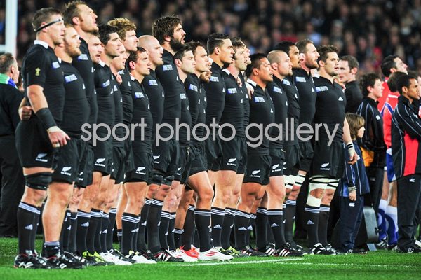 New Zealand All Blacks line up Final 2011