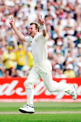 Brett Lee celebrates 