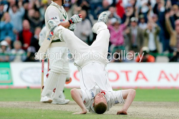 Andrew Flintoff flips out