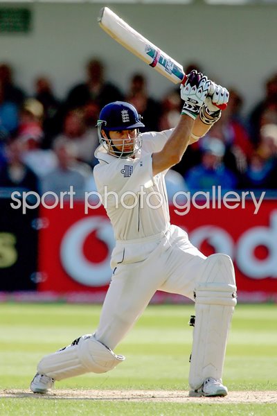 Michael Vaughan drives