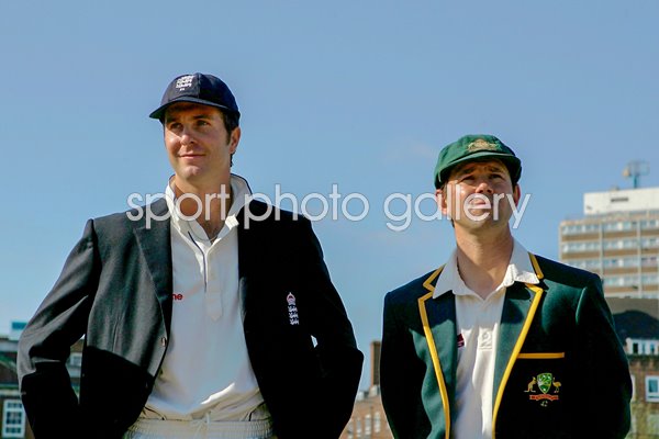 Michael Vaughan and Ricky Ponting