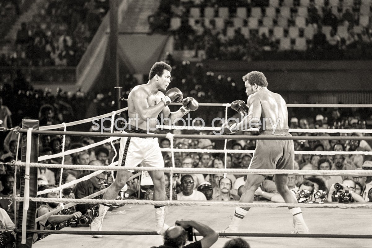 thumbnail image 2 of Ali Foreman And Muhammad Ali 1974 Rumble In The Jungle History 8x10 Photo Print 2 of 3