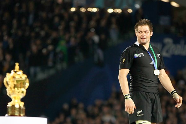 Richie McCaw and the Webb Ellis Cup