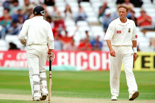 Mike Atherton and Allan Donald 