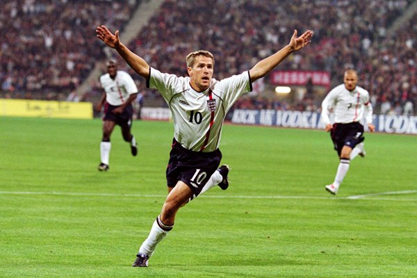 Michael Owen Germany Hat Trick