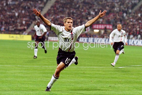 Michael Owen Germany Hat Trick
