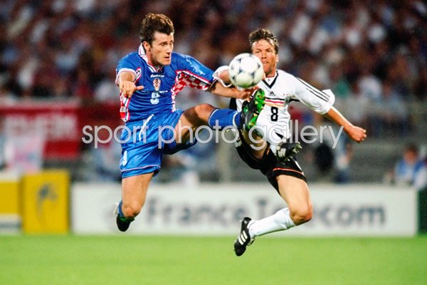 Davor Suker and Lothar Matthaus