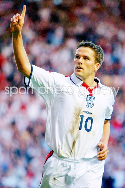 Michael Owen celebrates