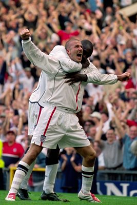 David Beckham and Emile Heskey