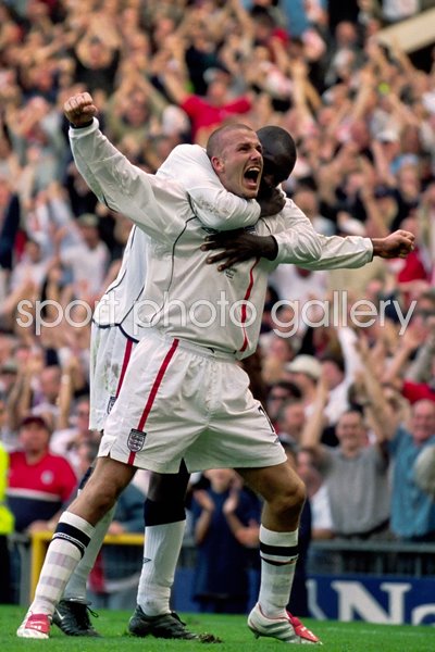David Beckham and Emile Heskey