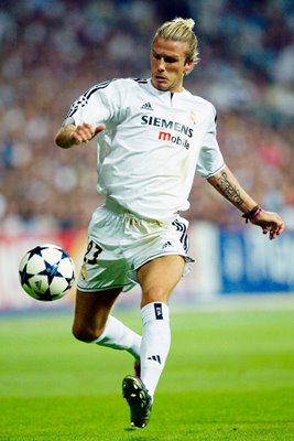 Beckham Real Madrid action