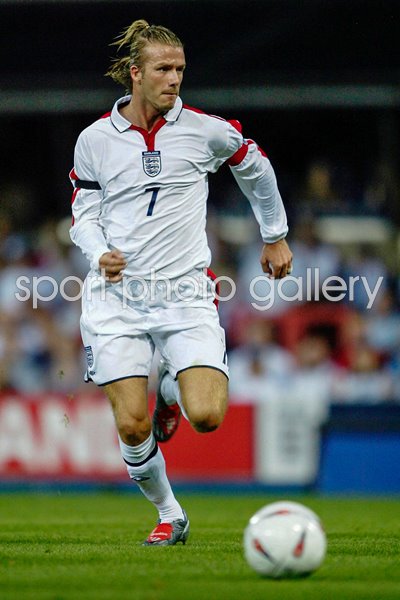 David Beckham on the ball