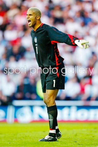 David James of England