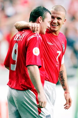 Wayne Rooney and David Beckham