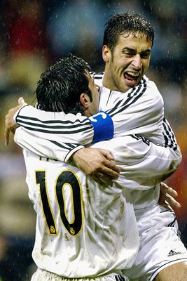 Raul celebrates