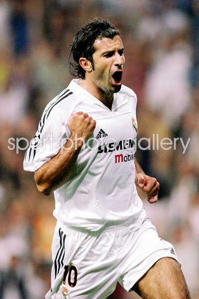 Luis Figo of Real Madrid