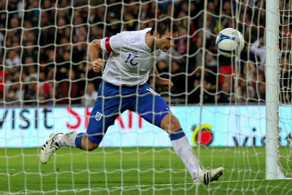 Frank Lampard scores winner v Spain 2011