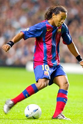 Ronaldinho of Barcelona