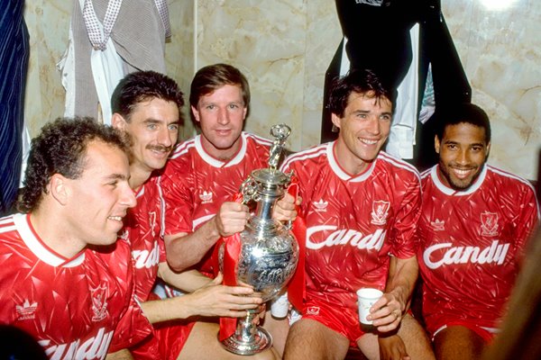 Ronnie Rosenthal, Ian Rush, Ronnie Whelan, Alan Hansen and John Barnes