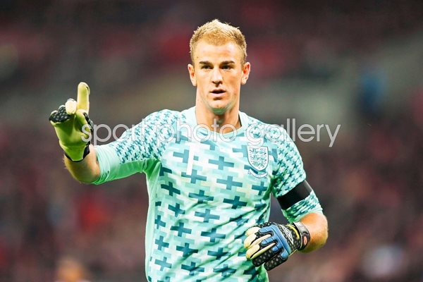 Joe Hart England v Spain Wembley 2011