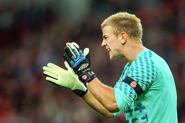 Joe Hart England v Spain Wembley 2011