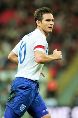 Frank Lampard England captain v Spain 2011