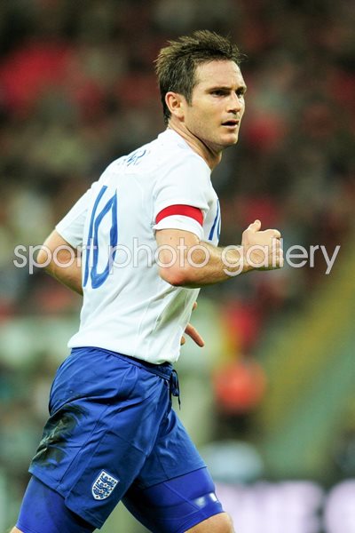Frank Lampard England captain v Spain 2011