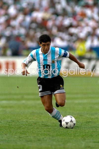 Diego Maradona of Argentina