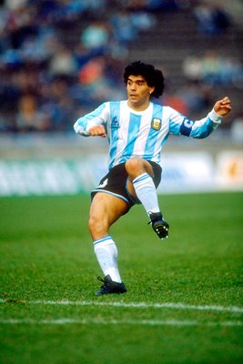 Diego Maradona of Argentina