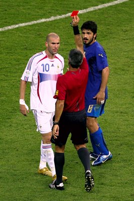 Zinedine Zidane Red Card