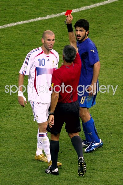 Zinedine Zidane Red Card