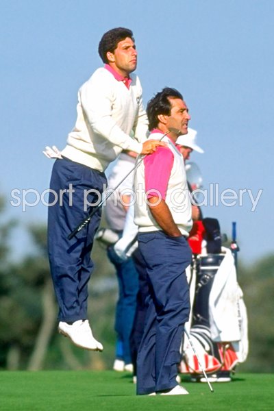 Jose-Maria Olazabal & Seve Ballesteros Ryder Cup 1991