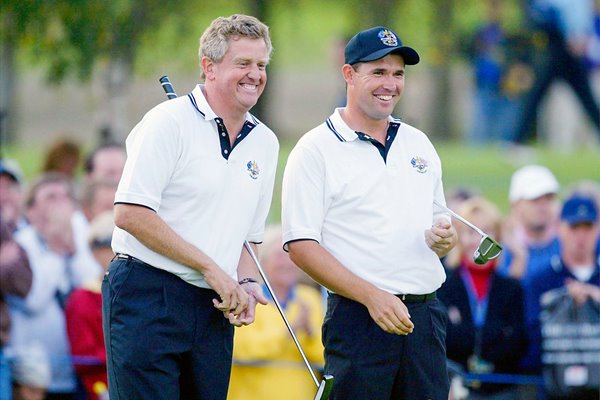 Colin Montgomerie and Padraig Harrington 