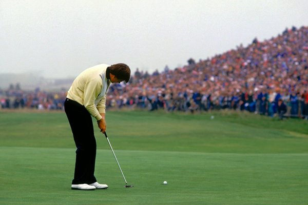 Nick Faldo Winning Putt Open 1987