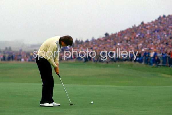 Nick Faldo Winning Putt Open 1987
