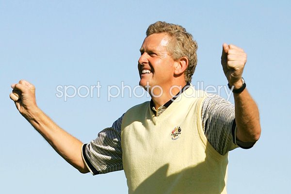 Montgomerie celebrates sealing Europe victory