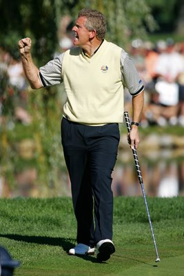 Montgomerie celebrates sealing Europe victory