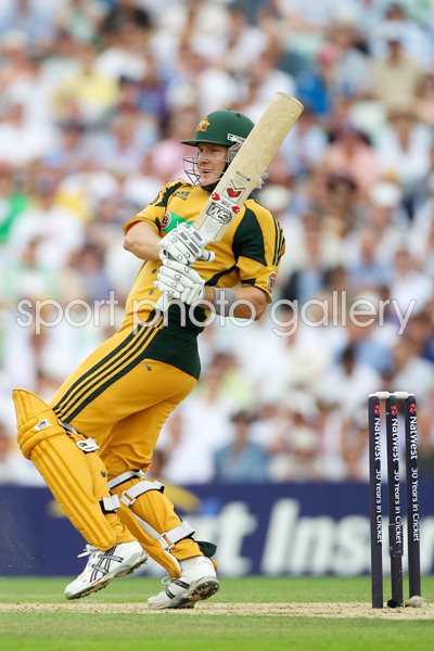 Shane Watson ODI action v England 2010