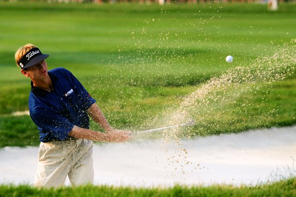 Brad Faxon bunker action