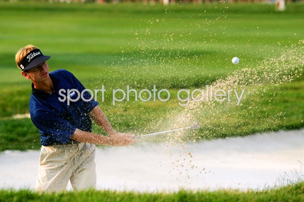 Brad Faxon bunker action