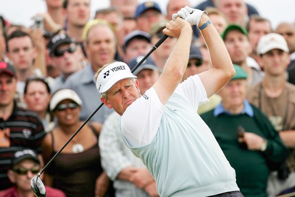 Colin Montgomerie drives