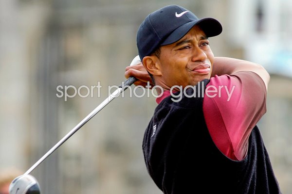 Tiger Woods 2005 Open action