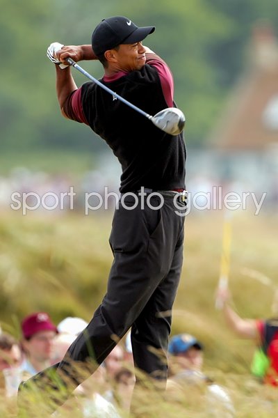 Tiger Woods 2005 Open action