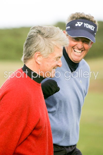 Colin Montgomerie and Michael Douglas